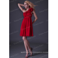 2015 Grace Karin Chiffon One Shoulder Short Red Bridesmaid Dress CL3476